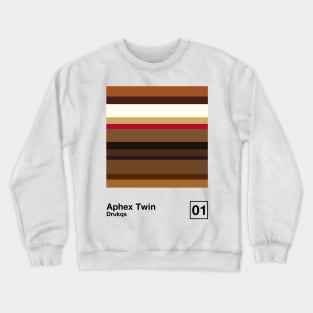 Drukqs / Minimal Style Graphic Artwork Crewneck Sweatshirt